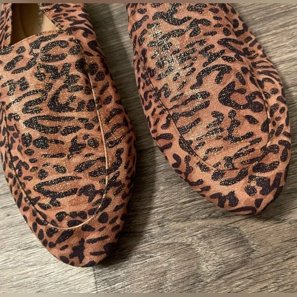 Alex Marie metallic leopard print loafers - Picture 4 of 10